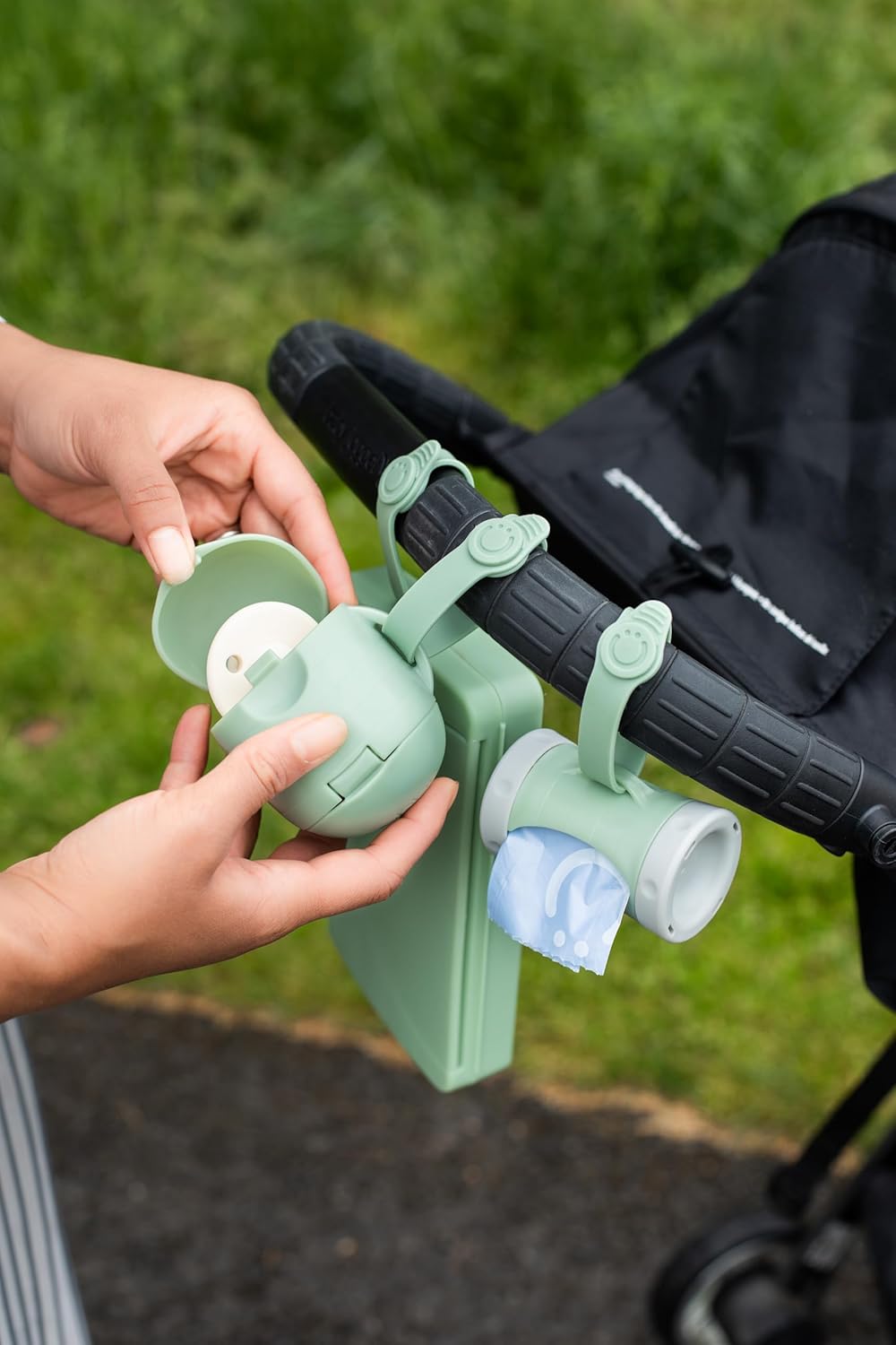 Ubbi On-The-Go Twin Pacifier Holder, Hold's Child's Binkies Clear and Accessible, Moveable for Journey, Diaper Bag Accent Should Have for Newborns, Sage Inexperienced - Image 10