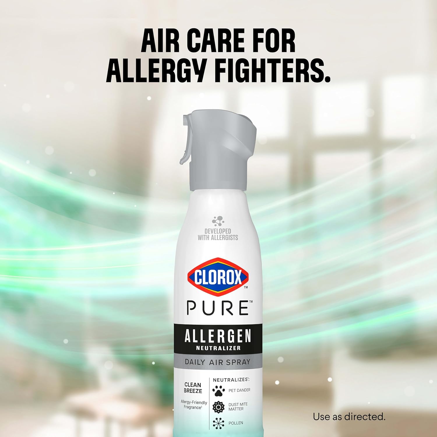 Clorox PURE Allergen Neutralizer Every day Air Spray, Clear Breeze, 8 Ounces - Image 4