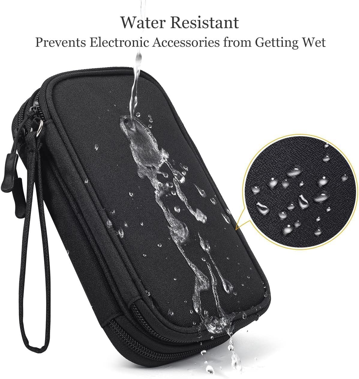 Electronics Equipment Organizer Pouch Bag, Journey Common Organizer for Cable, Charger, Cellphone, SD Card, Enterprise Journey Gadget Bag - Image 6