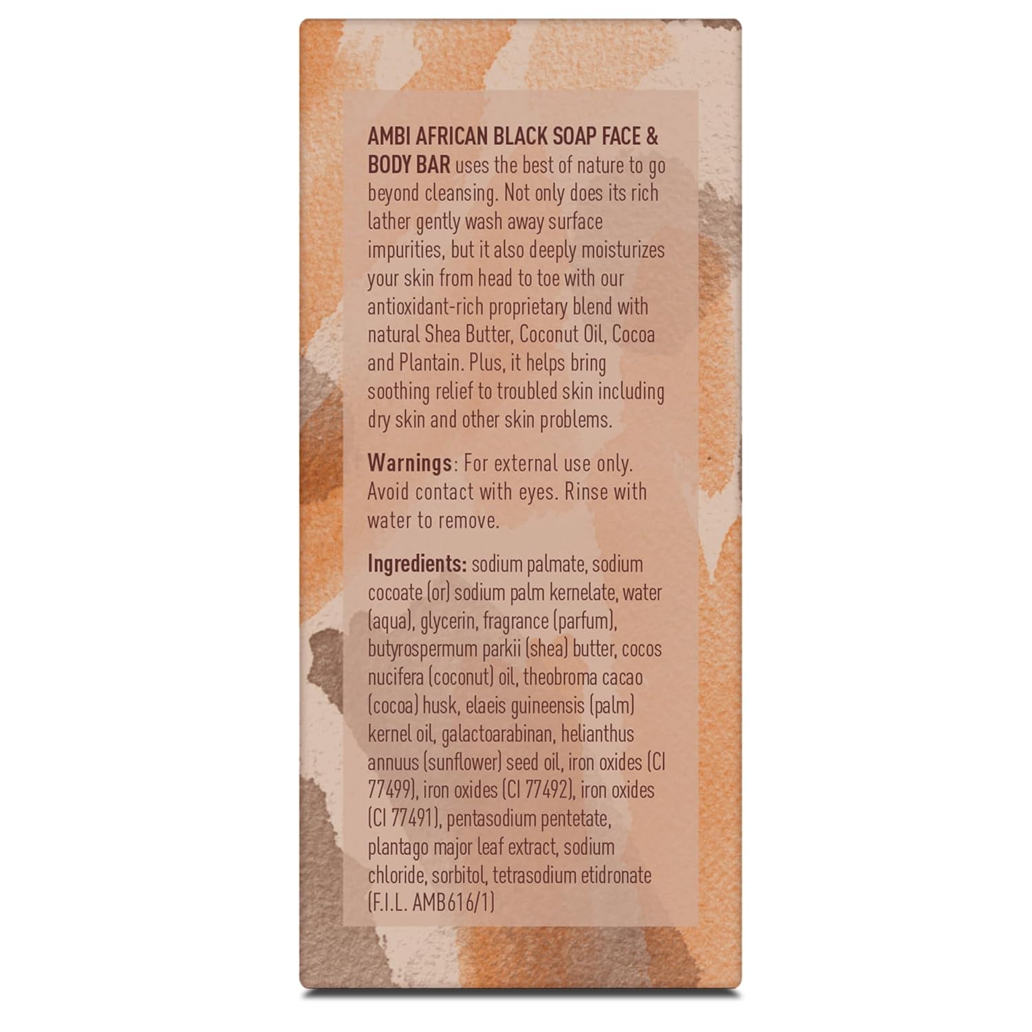 Ambi African Black Cleaning soap Face & Physique Bar, Cleans and Nourishes Pores and skin, Rinses Clear, 5.3 Ounce - Image 7