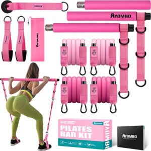 Pilates Bar Equipment with Resistan...