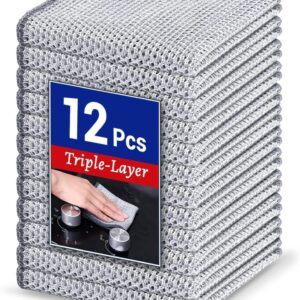 12 PCS 3-Layer Non-Scratch Multipur...