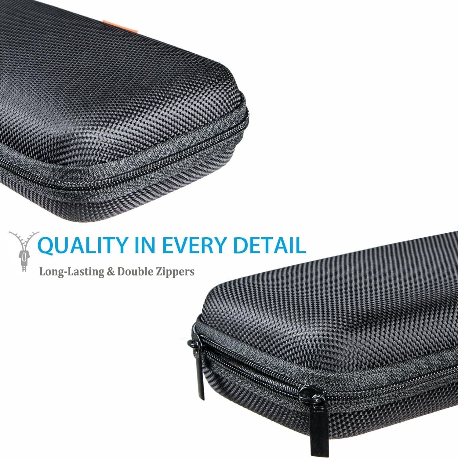 GLCON Moveable Safety Arduous EVA Case for Exterior Battery,Cell Telephone,GPS,Arduous Drive,USB Charging Cable,Carrying Bag Mesh Interior Pocket,Zipper Enclosure,Common Journey Pouch Bag - Image 5