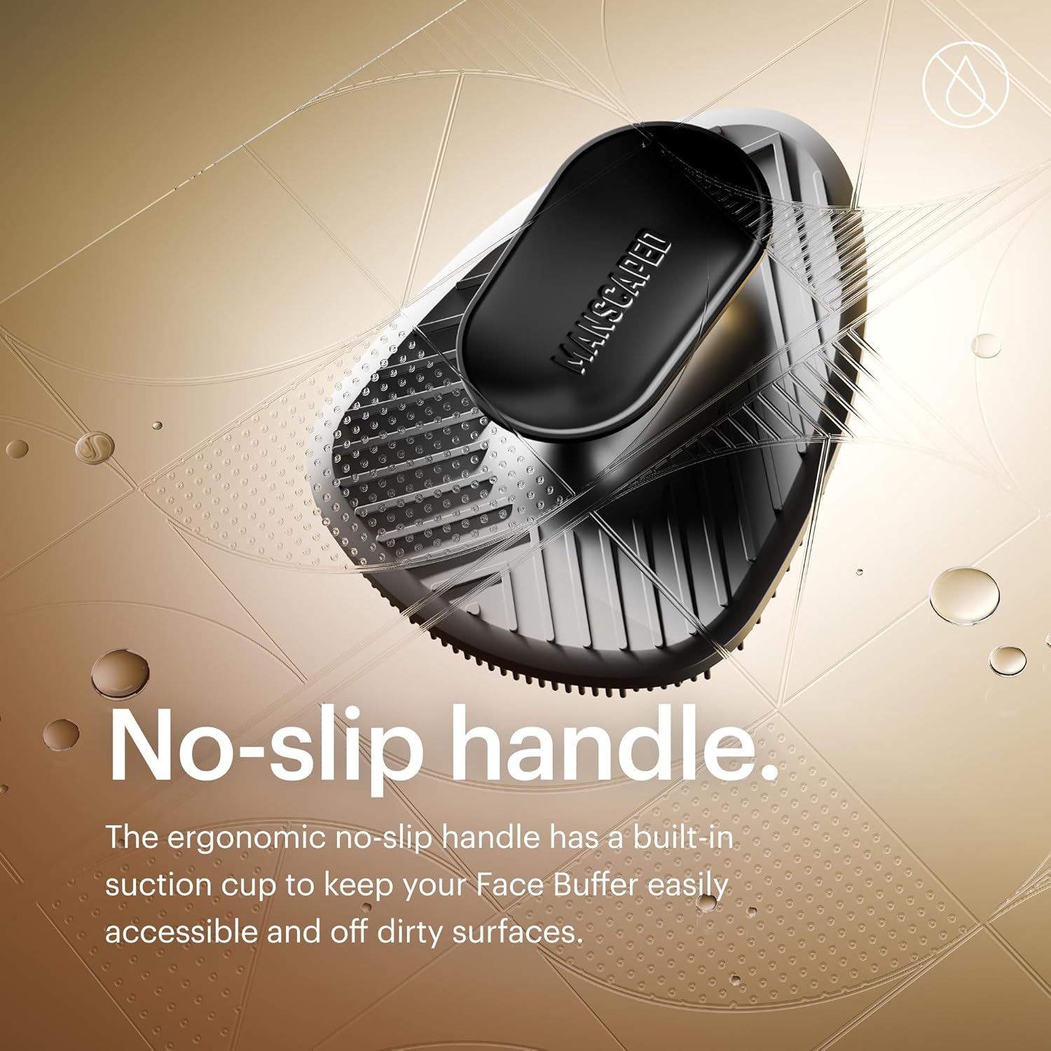 MANSCAPED® The Face Buffer - Males's Silicone Face Scrubber for Nourishing, Deep Cleansing & Exfoliating Your Pores and skin, No-Slip Suction Cup Deal with, Mild Face Therapeutic massage, 1-Pack - Image 4