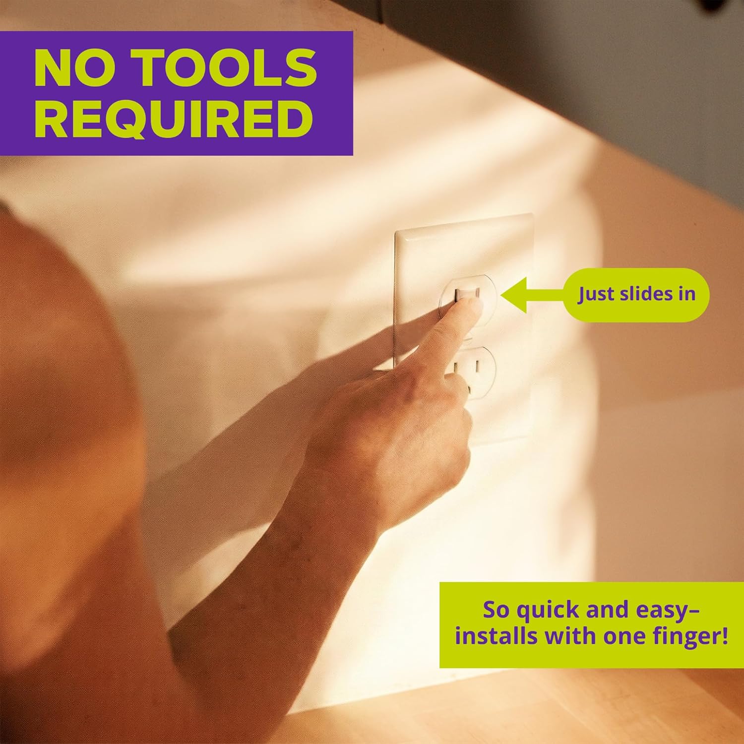 Unfastened Outlet Plug Repair & Outlet Insert | Stop Plug from Being Unplugged & Save Cash On Electricians – Clear Plastic Plugs for Retailers Maintain Unfastened Plugs Safe – 10-Pack - Image 5