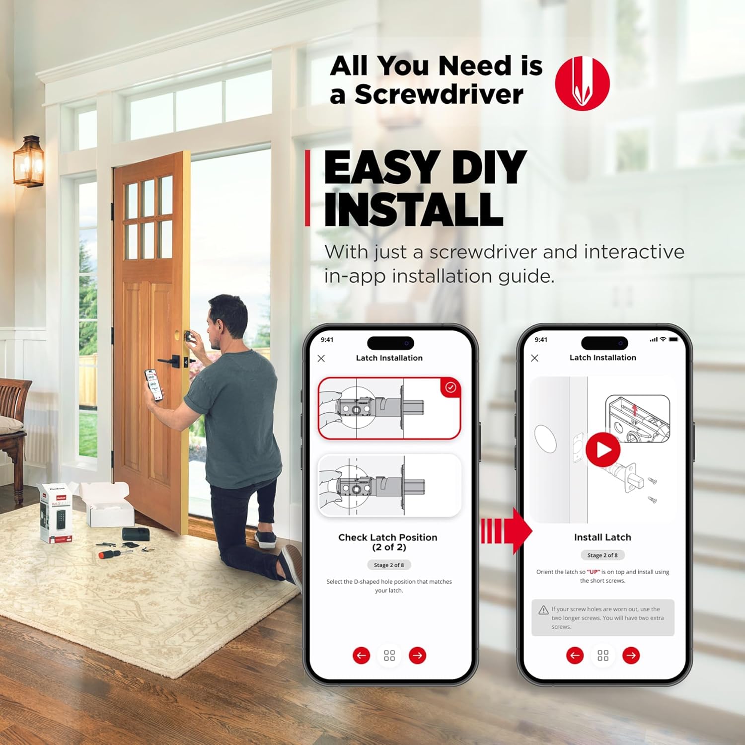 Kwikset Halo Choose Plus Matte Black Touchscreen Apple Dwelling Keys Faucet-to-Unlock, Wi-Fi and Matter Enabled Good Lock Deadbolt with Door Standing Sensor and Intrusion Detection - Image 11
