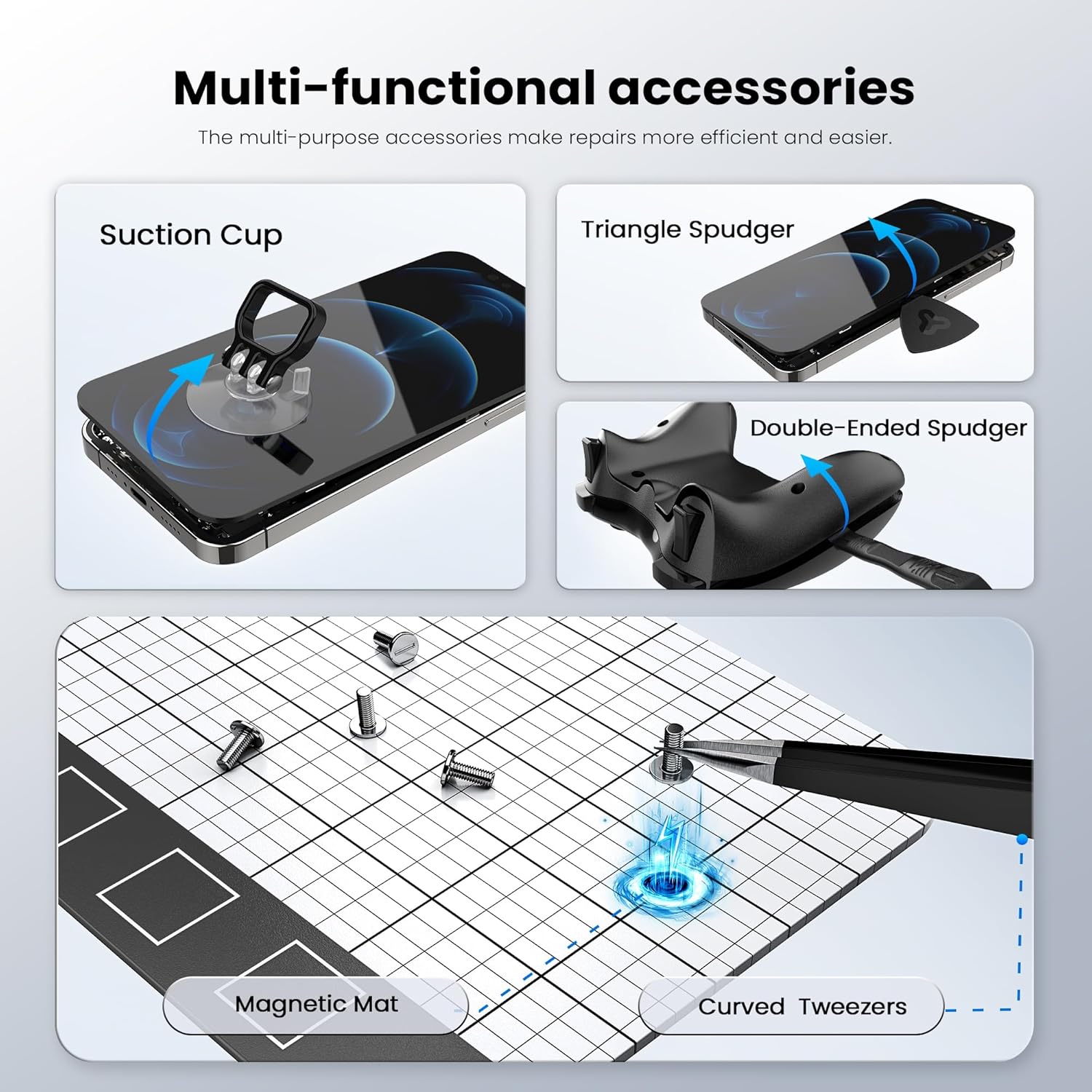 JOREST 152 in 1 Precision Screwdriver Set, Software Presents for Males, Magnetic Software Equipment with Torx Triwing Bits, Restore for Electronics,Macbook, Laptop computer, PC, RC, PS5, iphone,Jewelers, XBOX, Glasses - Image 6