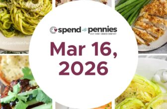 Weekly Meal Plan Mar 16, 2026