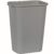 Rubbermaid Industrial Merchandise Deskside Wastebasket/Trash Can, 10.25-Gallon/41-Quart, Grey, Plastic, Rubbish Can for House/Workplace, Suits Underneath Desk/Sink/Cupboard