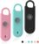 140dB Private Security Alarm for Girls, 3 Pack Secure Alarm Safety Keychain with Strobe Gentle & Low Battery Discover, Safety Siren Self Protection for Seniors School Ladies, Pink+Blue+Black