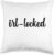 IRL-Locked Analog Offline Humorous Gen Z Teenagers Bodily Actuality Throw Pillow