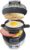 Hamilton Seaside Breakfast Sandwich Maker with Egg Cooker Ring, Customise Elements, Excellent for English Muffins, Croissants, Mini Waffles, Excellent White Elephant Presents, Silver (25475)