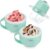 Sprint My Mug Ice Cream Maker – Makes Single Serving of Gelato, Frozen Yogurt, Sorbet & Extra – Simple to Clear & Use – Aqua, 2 Bowls