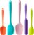 Silicone Spatula Set, 5 Piece Meals Grade Rubber Spatulas for Baking, Cooking, and Mixing Excessive Warmth Resistant Non Stick Dishwasher Protected BPA-Free (Multicolor)