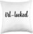 IRL-Locked Analog Offline Humorous Gen Z Teenagers Bodily Actuality Throw Pillow