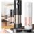 Electrical Salt and Pepper Grinder Set – Rechargeable Automated Salt and Pepper Shakers, Kitchen Home equipment with Exterior Adjustable Coarseness, Bigger Hopper for Cooking, Dwelling Items(2 Pack,Black/White)