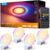 Govee Sensible Recessed Lighting 6 Inch, Matter RGBIC LED Recessed Mild Work with Alexa, Google Assistant, Dimmable 1100LM Canless Downlight with Junction Field for Dwelling Room, Bed room, Kitchen 4 Pack