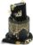 ihvan on-line Islamic Prayer Cylinder Present Field with Elegant Velvet Lined Mini Quran & Prayer Beads Tesbih, Misbaha Tasbeeh Sibha 99 Mala Tasbih, Islamic Present for Ramadan & Mawlid & Eid, Black
