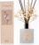 Cocorrína Reed Diffuser Set, Clear Linen 6.7 fl oz Scented Diffuser with Sticks Dwelling Perfume Reed Diffuser for Lavatory Shelf Decor