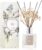 Airkeep Reed Diffuser Set,3.38 fl oz (100 ml) – Clear Linen Oil Diffusers with 8 Reed Sticks,House Perfume Reed Diffuser for Toilet Shelf Decor
