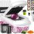 8 Blade All-in-1 Vegetable Chopper Mandoline Slicer with Container, Meals Chopper, Onion Chopper, Veggie Cutter for Salad, Kitchen Devices Equipment Necessities, White