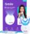 iSmile Enamel Whitening Package – LED Mild, 35% Carbamide Peroxide, (3) 3ml Gel Syringes, (1) Remineralization Gel, and Tray.