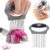 Onion Holder for Slicing, Massive Stainless Metal Onion Slicer Holder – Multi-Function Vegetable Chopper Tomato Slicer, Meals Cutter Assistant Software for Potato, Avocado, Egg, Lemon, Fruit & Meat Tenderizer