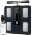 GE Sensible Scale for Physique Weight: 8-Electrode Digital Toilet Scale for Weight Fats BMI Muscle Mass Full Physique Composition Analyzer 50 Measurements Bluetooth Extremely Correct Weighing Machine 400lb Black