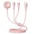 Apple Watch Charger Multi Charging Cable 6FT, Nylon Braided USB AM Port to Lightning Kind C USB C Wire iWatch Magnetic Wi-fi Charger 3 in 1 Charging Wire for Apple iPhone Android Cellphone and iWatch