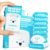 Impossibly Compact Journey Flushable Wipes – 99.5% Water and Aloe – Secure for Delicate Pores and skin, Hypoallergenic & Unscented – Journey Necessities for Adults, Youngsters & Child Care – 8 Pack Complete 48 Wipes