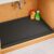 Jin&Bao Waterproof Below Sink Mat 34″ x 22″, Thick Silicone Mat Cupboard Protector for Kitchen and Lavatory, Shelf Liner, Dwelling Organizer and Storage, Multipurpose Tray for Devices and Necessities